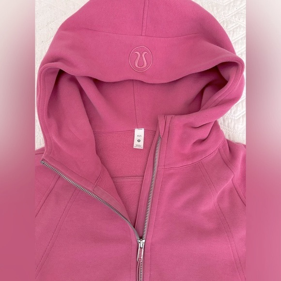 LULULEMON/Scuba Oversized 1/2 zipped Hoodie-Pink Blossom/XS/S - Picture 5 of 12